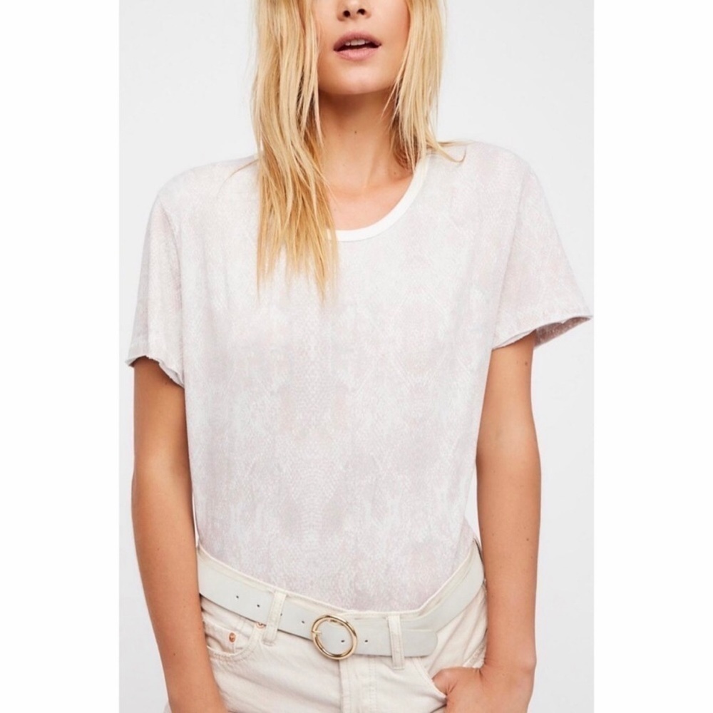 NWT Free People Print Me Perfect Tee